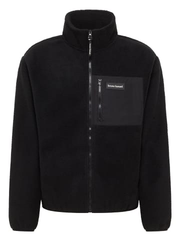 Bruno Banani Strickfleecejacke FRANK in Schwarz
