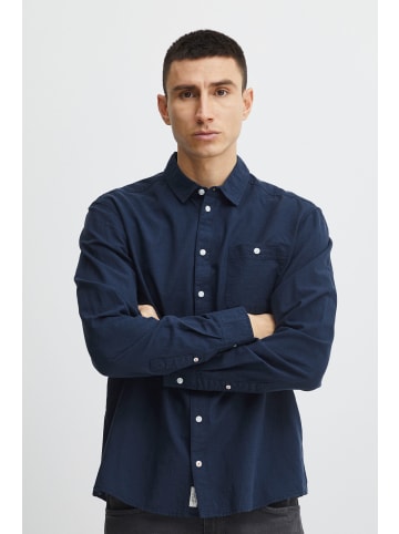BLEND Langarmhemd - BHShirt PP SEA - 20715153 Langarmhemd aus Leinenmix in Blau