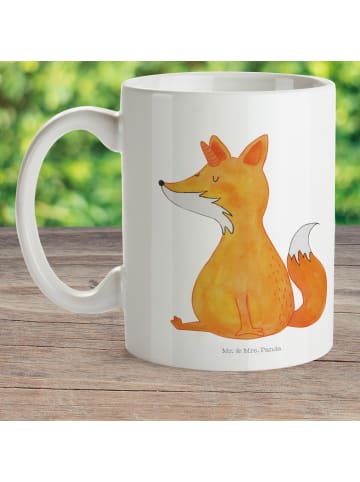 Mr. & Mrs. Panda Kinderbecher Einhorn Fuchs ohne Spruch in Weiß