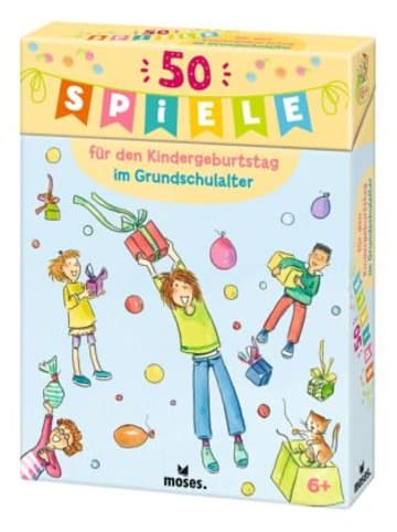 moses. Buch - 50 Spiele für den Kindergeburtstag im Grundschulalter