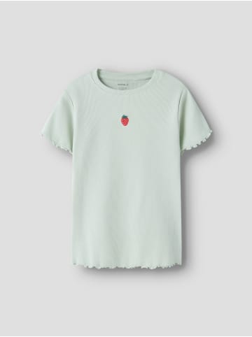 name it 2er-Pack Slim Fit T-Shirt Bestickt Nkfvivemma in pale aqua