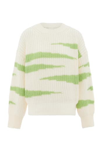 myMo Sweater in WOLLWEISS LIMETTE