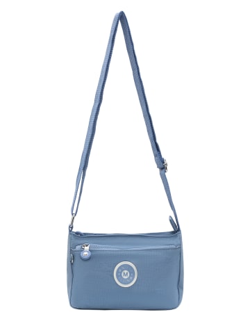 Mindesa Damen Umhängetasche in Blau Grau