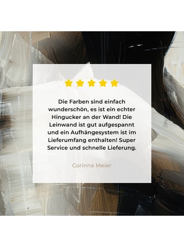 MuchoWow Leinwand bilder Verbundene Figuren (BxH)