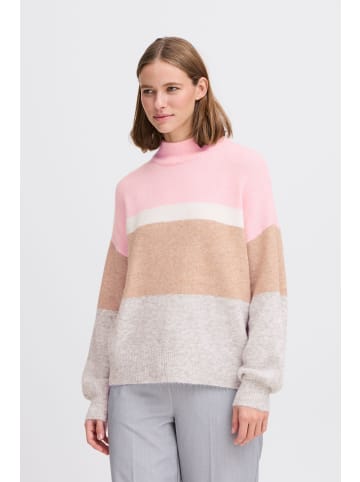 b. young BYOMEA STRIPED JUMPER 2 - KNIT Loose fit in Roseate Spoonbill Mix