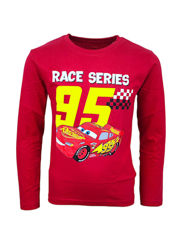 Disney Cars Langarmshirt Disney Cars in Dunkelrot