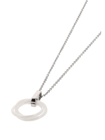 usha WHITE LABEL Women Chain Necklace in Silver White