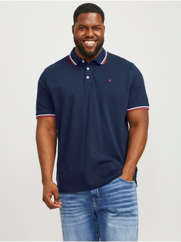 JACK & JONES PLUS Poloshirt in Navy Blazer 31