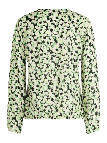 BETTY & CO Schlupfbluse mit Print in Green-Nature