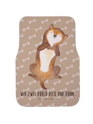 Mr. & Mrs. Panda Auto-Fußmatte Hund Streicheln mit Spruch in Hundeglück