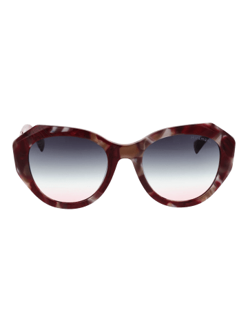 Ana Hickmann Frauen Sonnenbrille Schmetterling Burgundisch