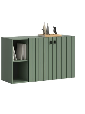 ebuy24 Schuhschrank Station Staubgrün 106 x 37 cm