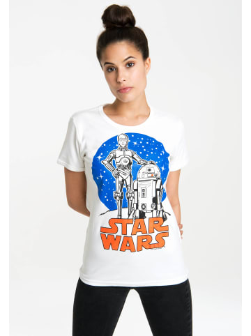 Logoshirt T-Shirt Droids in altweiss