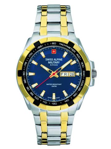 Swiss Alpine Military by Grovana Analoguhr für Herren in blau