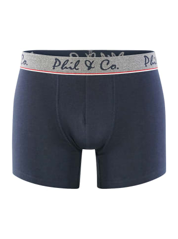 Phil & Co. Berlin  Retro Pants Jersey in navy-rot