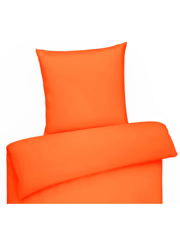 Carpe Sonno Mako-Satin Bettwäsche-Set in Orange