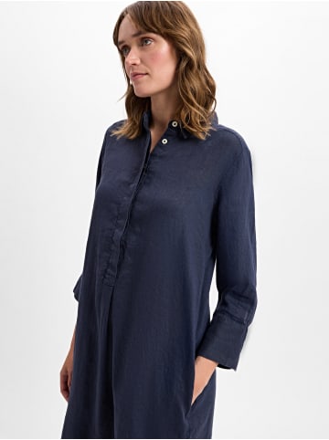 Franco Callegari Leinenkleid in marine - 0040