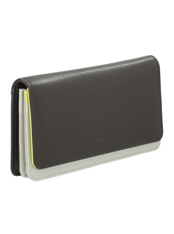 DuDu Geldbörse RFID Leder 17,5 cm in coffee brown