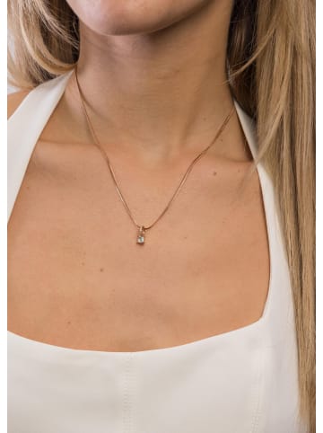 PURELEI Charm Geburtsstein März Aquamarin Rosegold