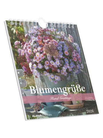 TeNeues Calendars & Stationery Kalender - Alpha Edition - Blumengrüße Kalender 2026 - Postkartenkal