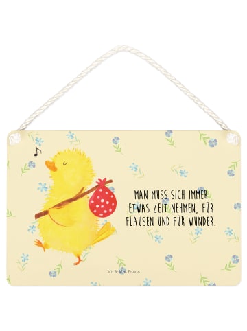 Mr. & Mrs. Panda Türdekoration Küken Wander mit Spruch in Blumig