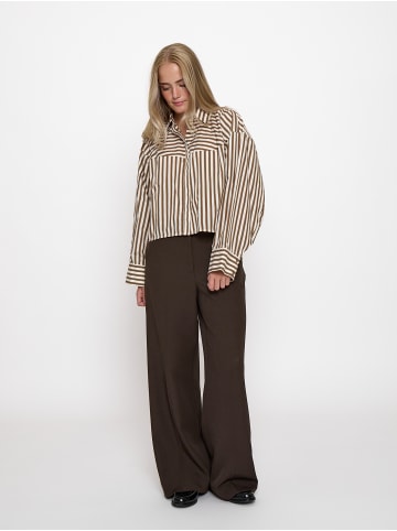 Peppercorn Shirt in Toffee Stripe
