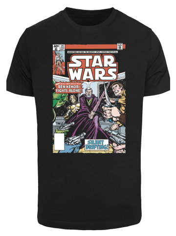 F4NT4STIC T-Shirt Star Wars Ben Kenobi Fights Alone in schwarz