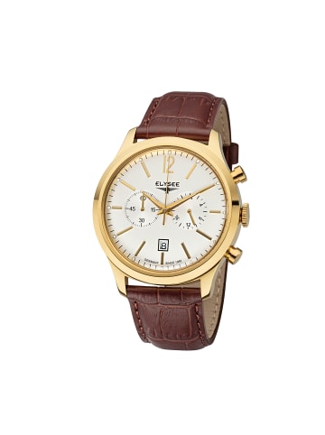 Elysee Chronograph Heritage II in GOLD