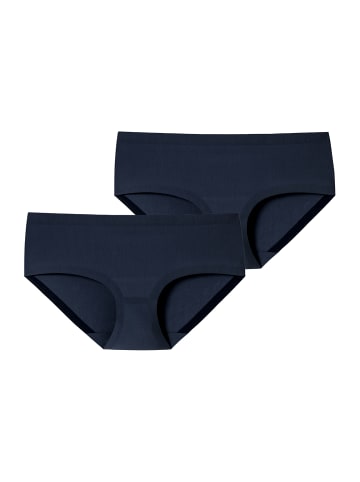 Schiesser Panty Invisible Cotton in Dunkelblau