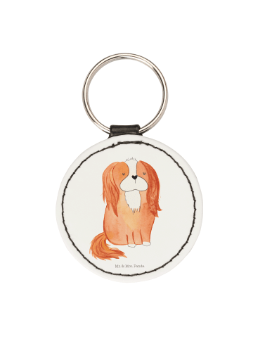 Mr. & Mrs. Panda Schlüsselanhänger Hund Cavalier King Charles Sp... in Weiß
