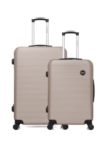 BlueStar 2 tlg. Kofferset LONDON in Beige (95L/64L)