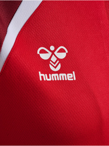 Hummel Reißverschluss Jacke Daumenlöcher Hmllead Damen in TRUE RED/MAROON