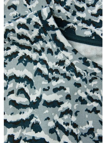 Street One Gemustertes Batwing Shirt in Blau