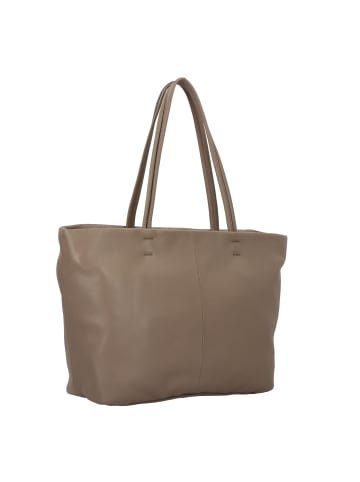 LIEBESKIND BERLIN Hera Shopper Tasche Leder 45 cm in neutral gray