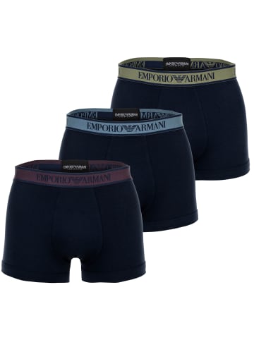 Emporio Armani Boxershort 3er Pack in Marine