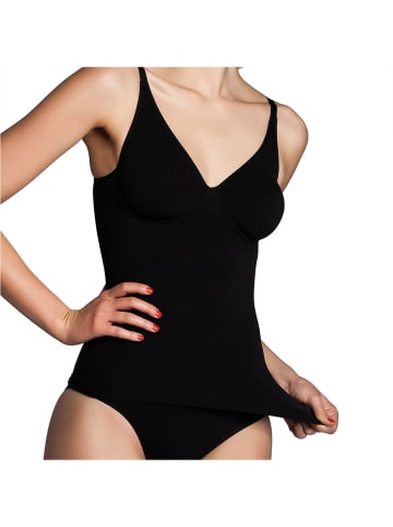 MISS PERFECT Shapewear Hemd mit Bügel in Schwarz