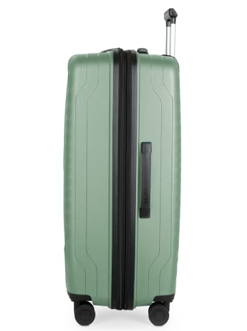 Hauptstadtkoffer Kotti - Großer Koffer Trolley recycling PP nachhaltig TSA in Mint