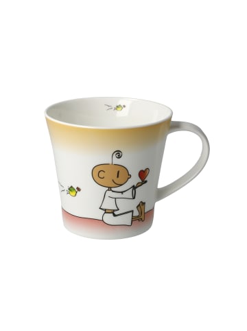 Goebel Coffee-/Tea Mug " Der kleine Yogi - Du bist mein Lieblingsmensch " in Bunt
