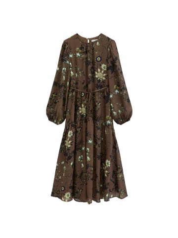 Marc O'Polo Bedrucktes Kleid regular in Dark Brown