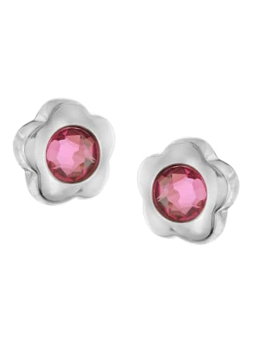 Boccia Kinder-Ohrstecker Titan Ohrringe Blume Pink