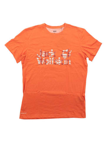 Jack Wolfskin Shirt Edo Ocean Tee in Orange