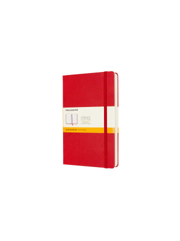 Moleskine Notizbuch mit festem Einband, Liniert  "Classic Expanded" in Scharlachrot