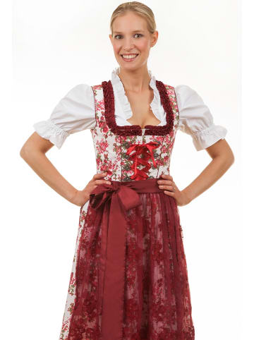 Edelnice Midi Dirndl 2-teilig Estefania in rot