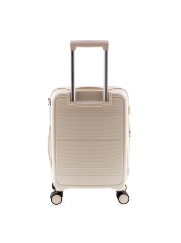 Gladiator 3500 4 Rollen Kabinentrolley 55 cm mit Dehnfalte in sand white