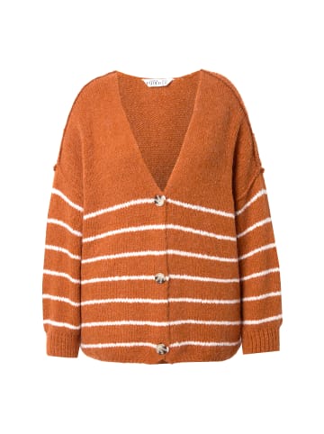 Studio Untold Strickjacke in rostorange