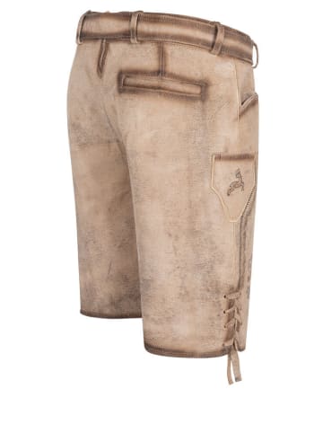 Nübler Lederhose kurz Torben in Natur