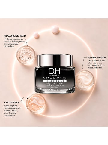 Dr H Nachtcreme mit 1,5 % Vitamin C 50 ml