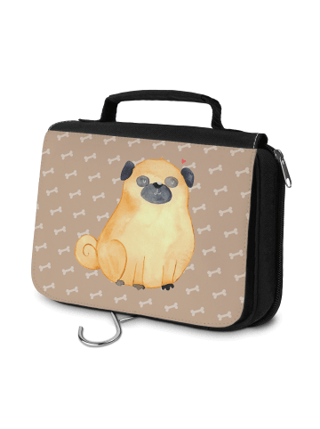 Mr. & Mrs. Panda Make-Up Tasche Mops ohne Spruch in Hundeglück