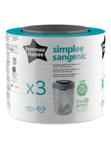 tommee tippee Nachfüllkassetten Simplee Sangenic 3er Pack in Weiß