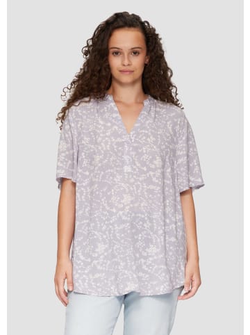 QS Bluse kurzarm in Grau
